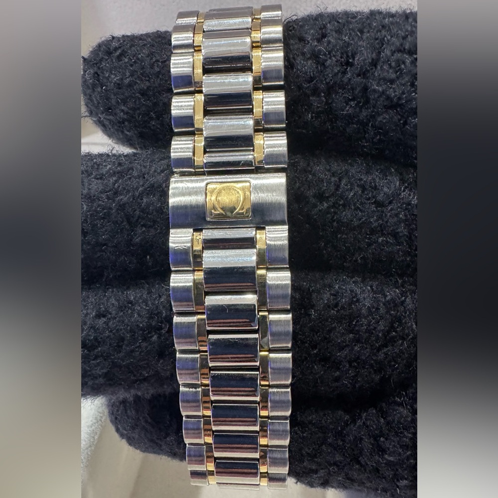 Omega Two-Tone Gold and Silver Watch - Picture 10 of 13